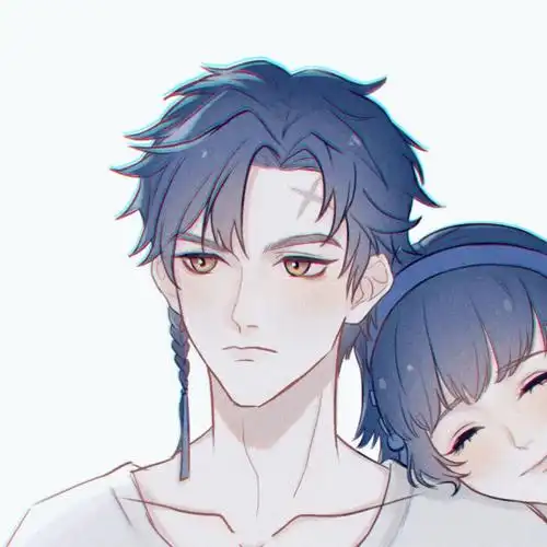 情侣头像二次元动漫王者荣耀地缚少年花子君西施东方曜